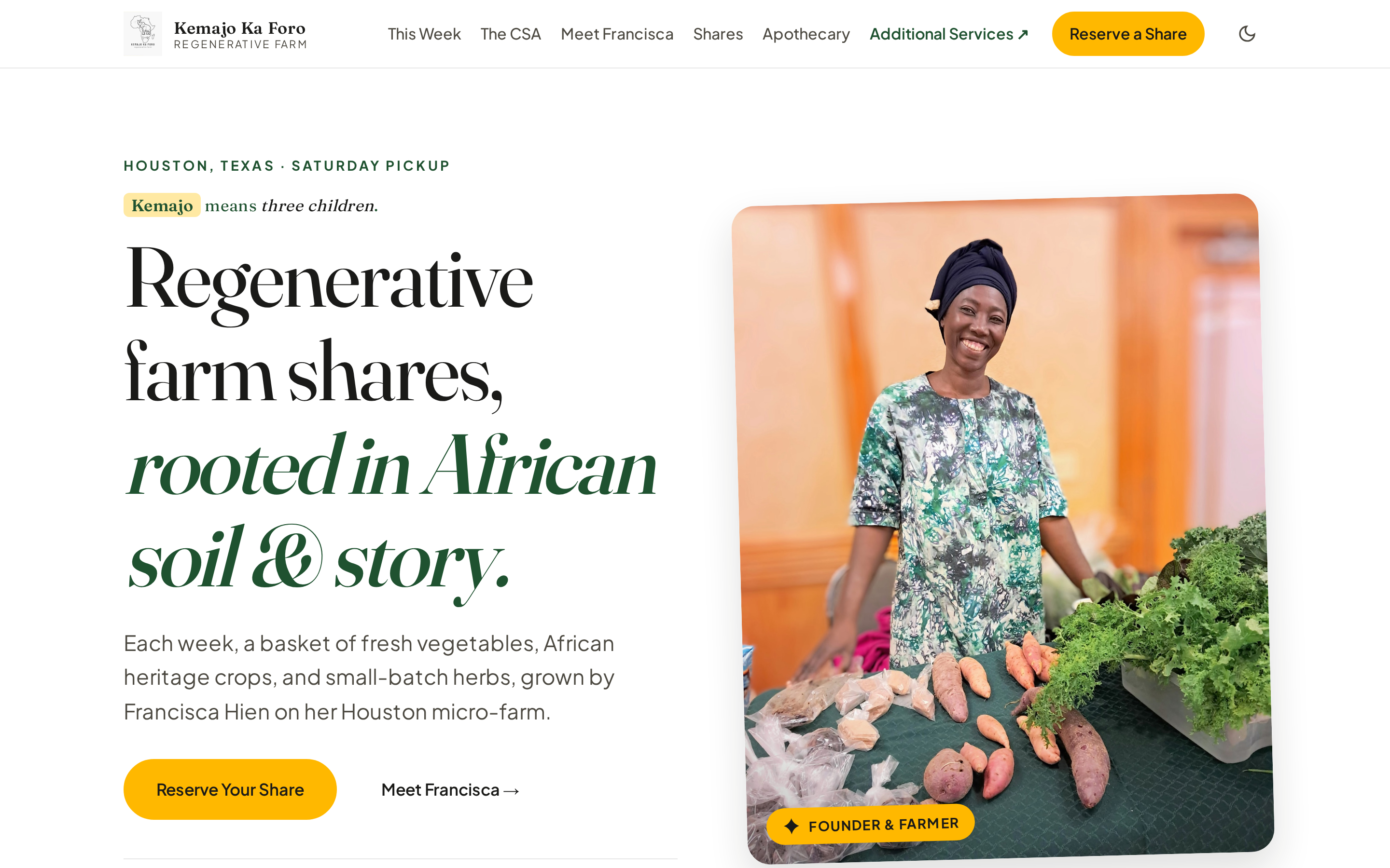 Kemajo Ka Foro homepage
